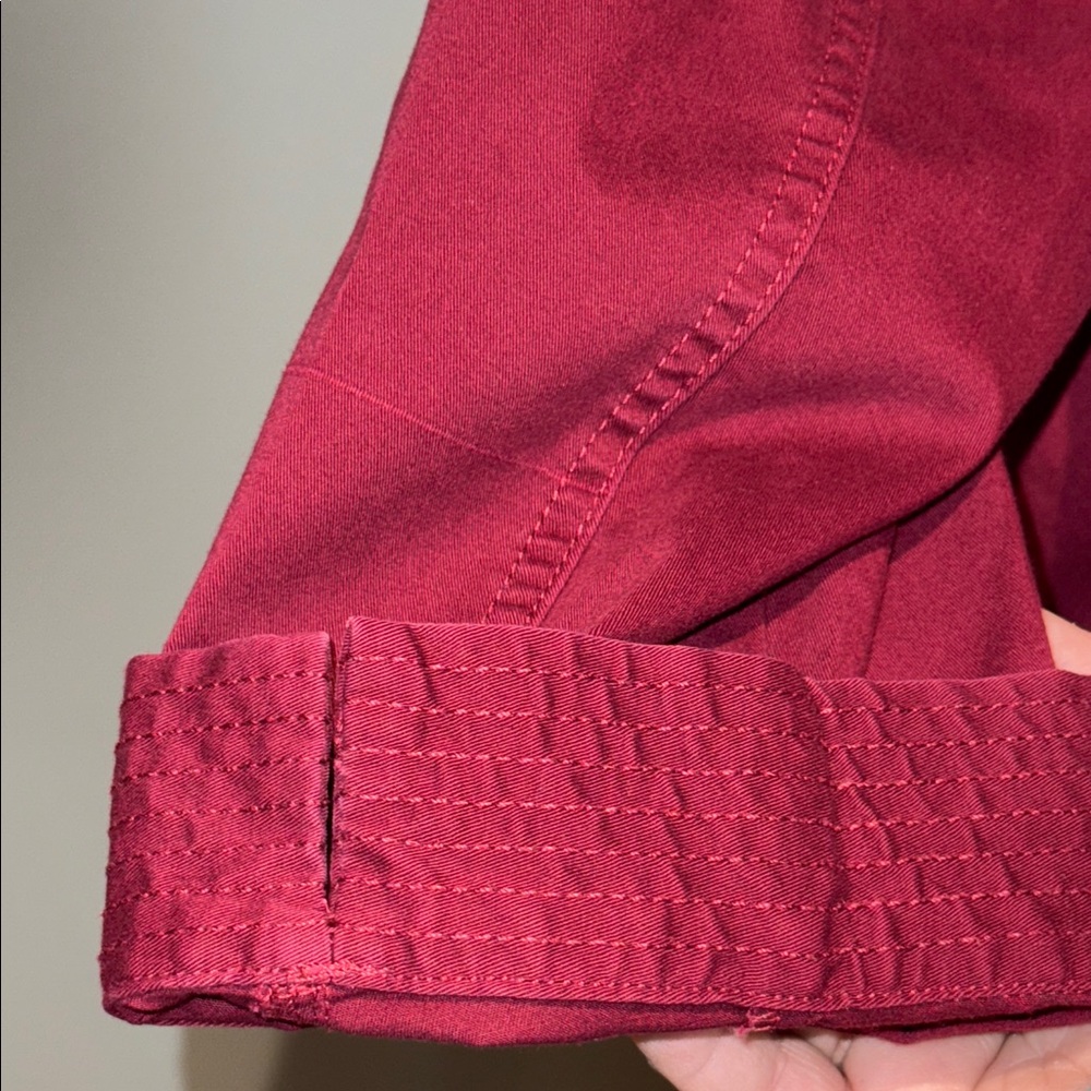CJ Banks Rich Burgundy Women's Blazer - Picture 5 of 6